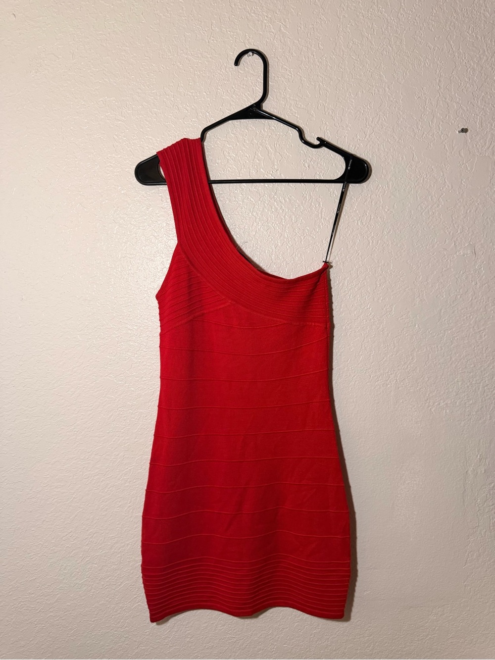 Forever 21 Red One-Shoulder Bodycon Dress